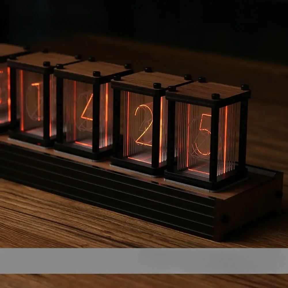 Diy Electronics Desk - RGB Nixie Tube Clock DIY Table