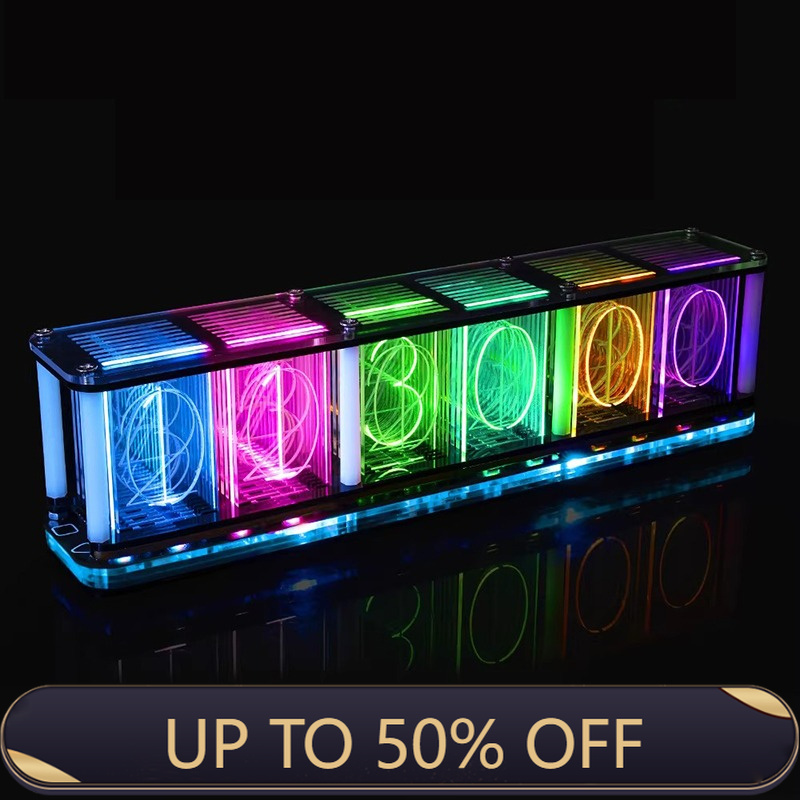 Diy Electronics Desk - Glow Tube Clock Kit DIY Electronic