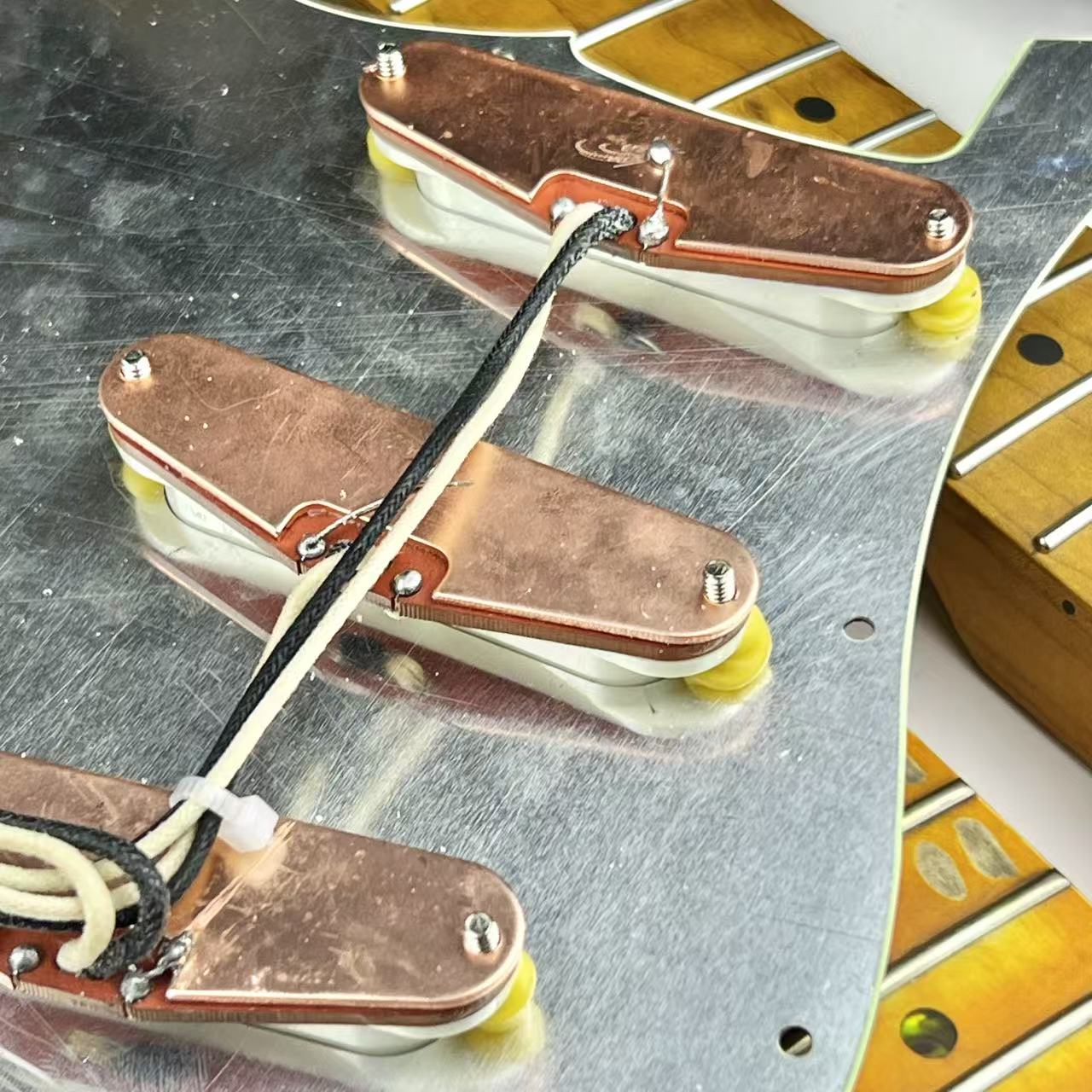 Diy Guitar Electronics Kit - DIY Guitar ST Pickguard Kit SSS
