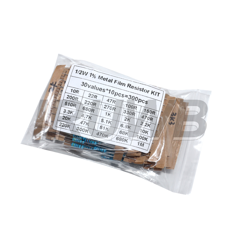 Resistor Kit 1 4W - 300PCS 1/4W 1/2W 1W Resistance Set