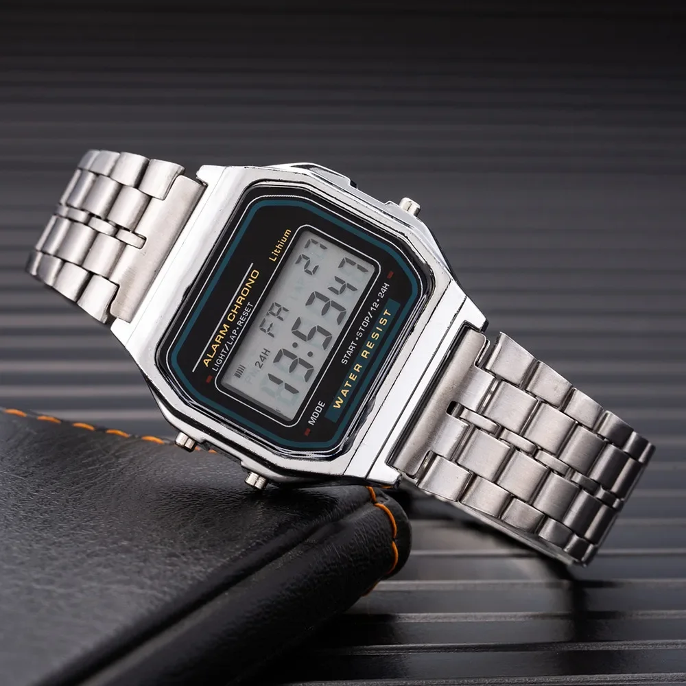 Diy Electronics Watch - Fashion Digital Men's Watches Luxury Stainless