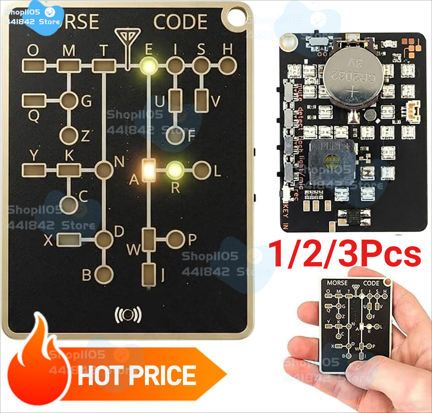 Diy Electronics Projects For Adults - Morse Code Trainer Card Pro Led