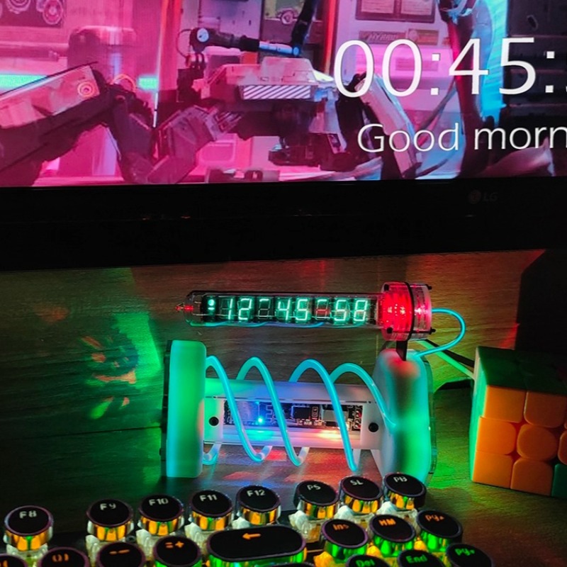 Room Design Clock Bedside Tabl - đánh giá và giá Diy Electronics Desk