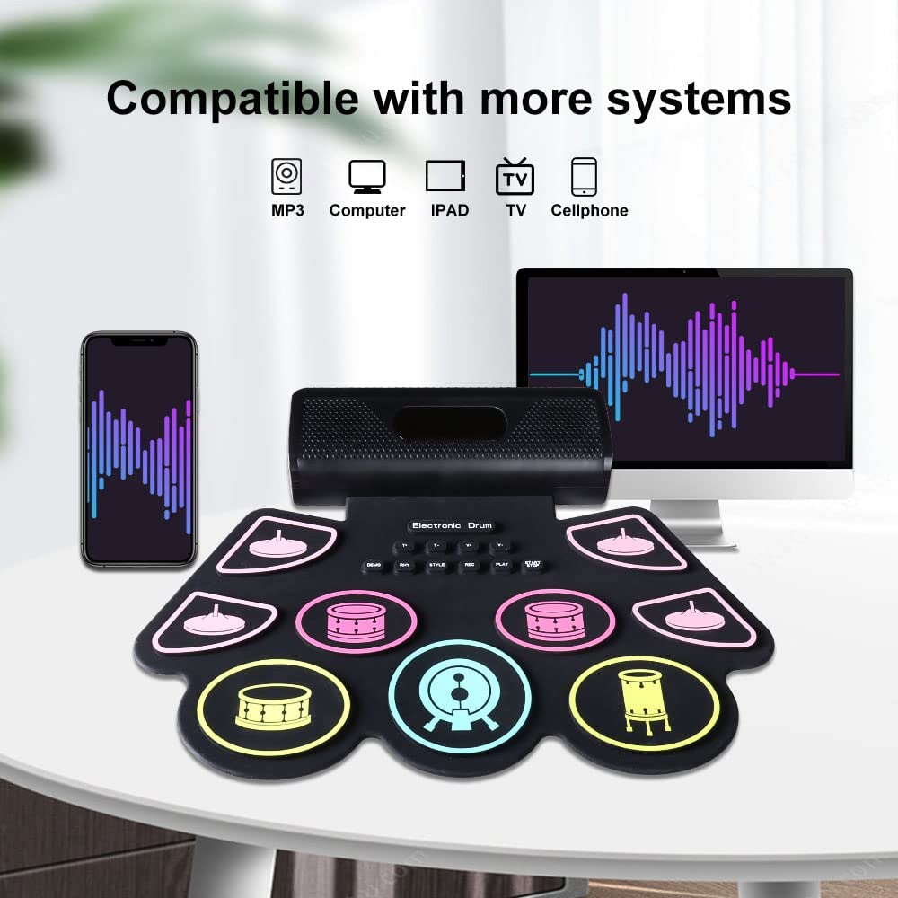 Digital Drum Set Silicone Port - đánh giá và giá Diy Electronics Projects For Adults