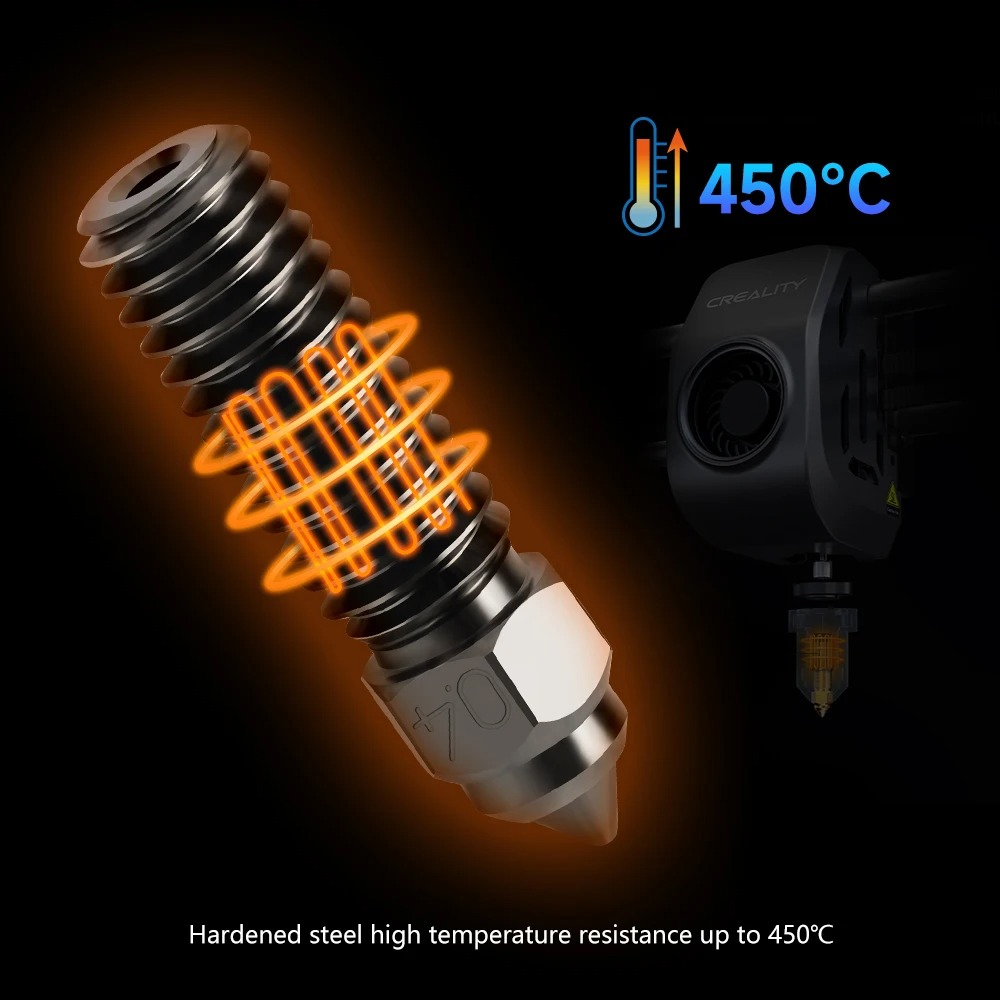 Creality K1 Hardened Steel Noz - đánh giá và giá Creality Printer Ender 3 V3