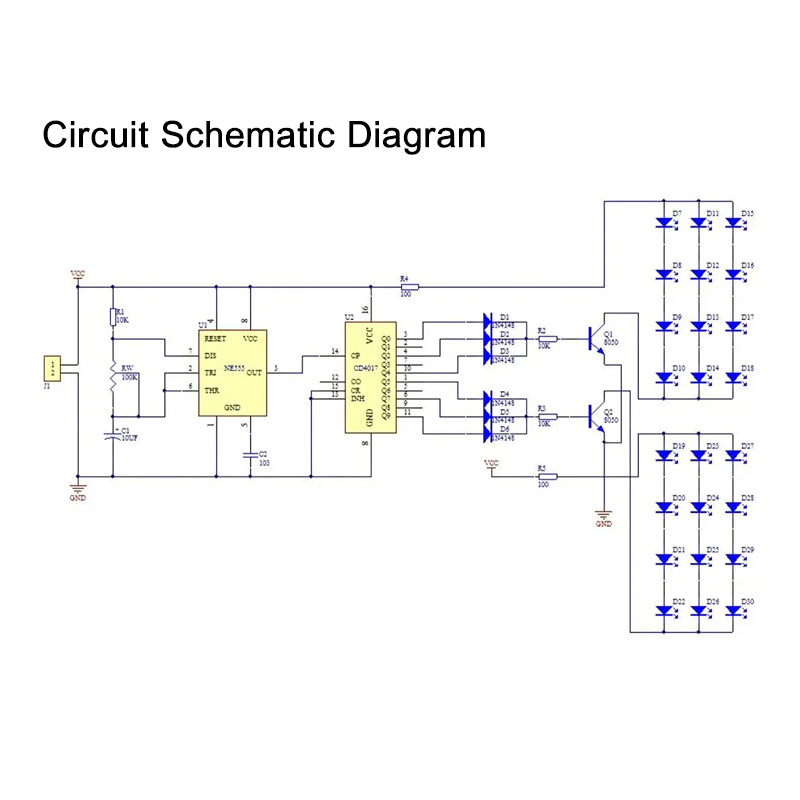 IC LED Red Blue Double Color F - đánh giá và giá Diy Electronics Gifts