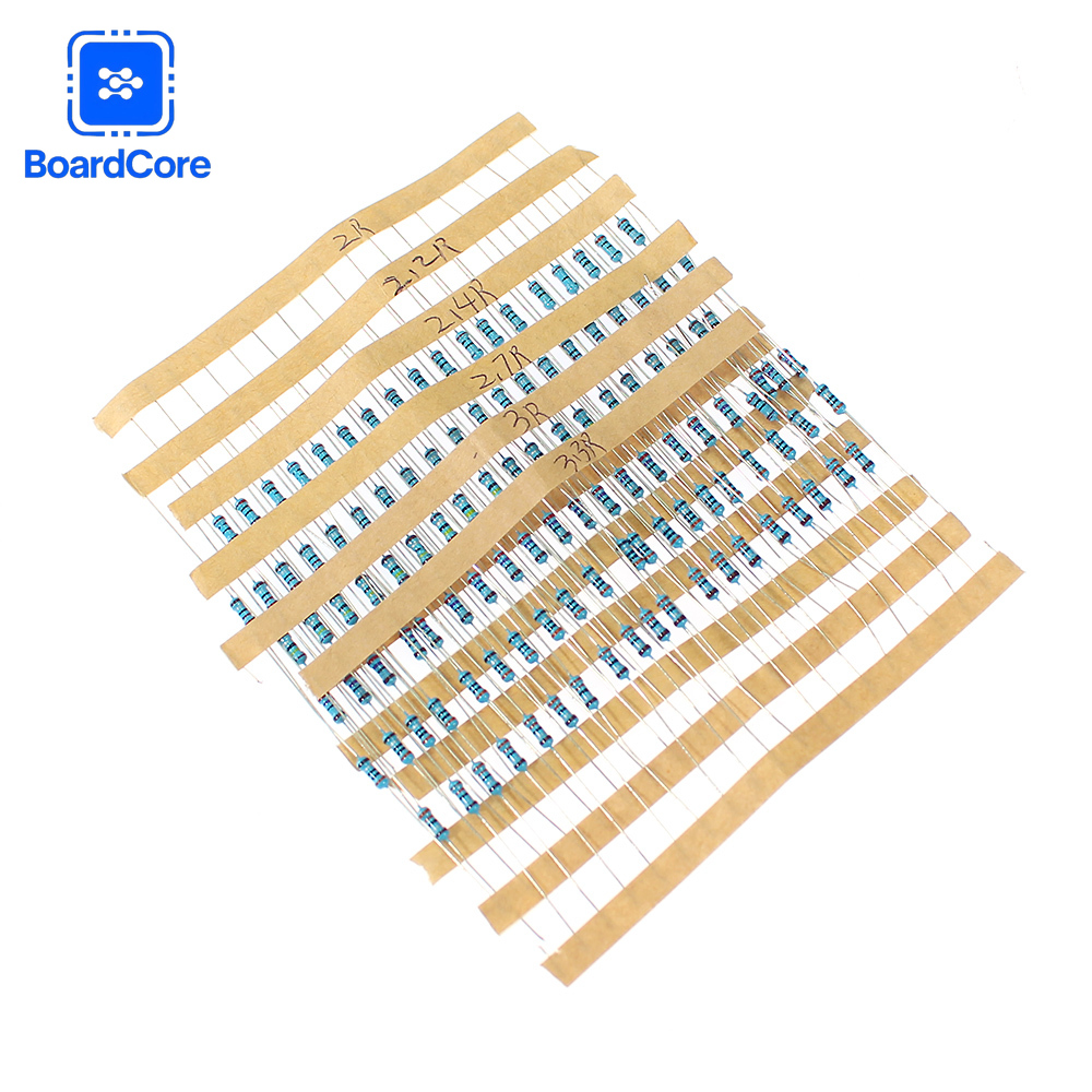 100/120PCS 1/4W 1% Metal Film  - đánh giá và giá Resistor Kit 1 4W