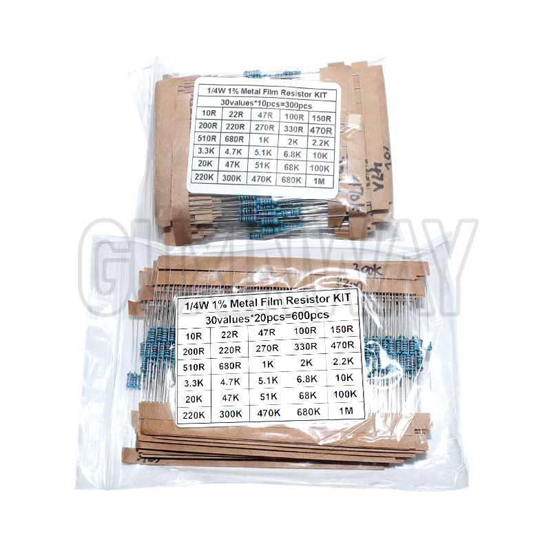 1/4W 1% Metal Film Resistor KI - đánh giá và giá Resistor Kit 1 4W