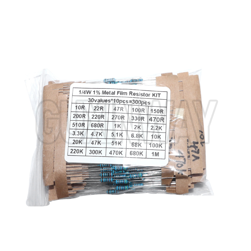 1/4W 1% Metal Film Resistor KI - đánh giá và giá Resistor Kit 1 4W