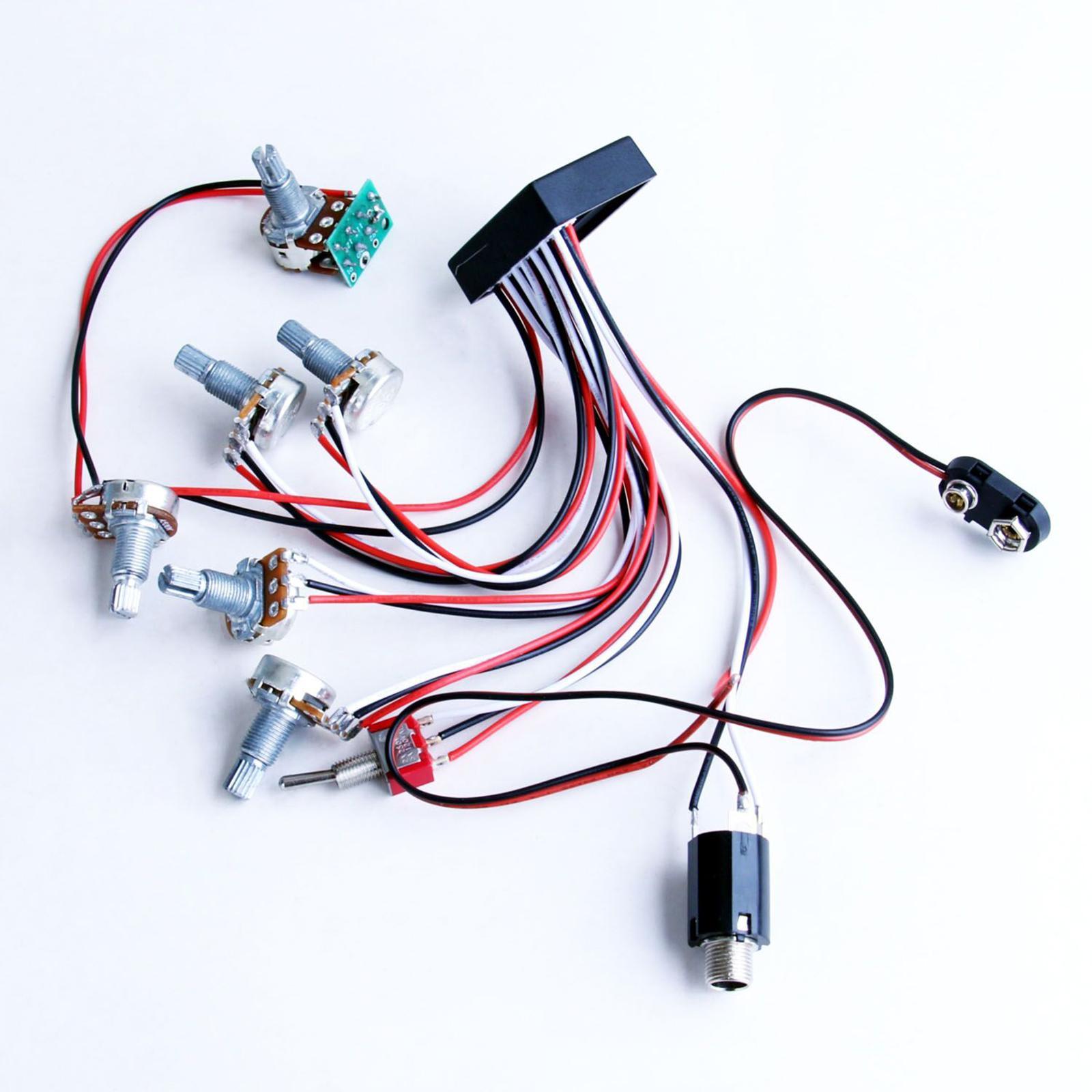 3 Band Active Passive Pickup R - đánh giá và giá Diy Guitar Electronics Kit