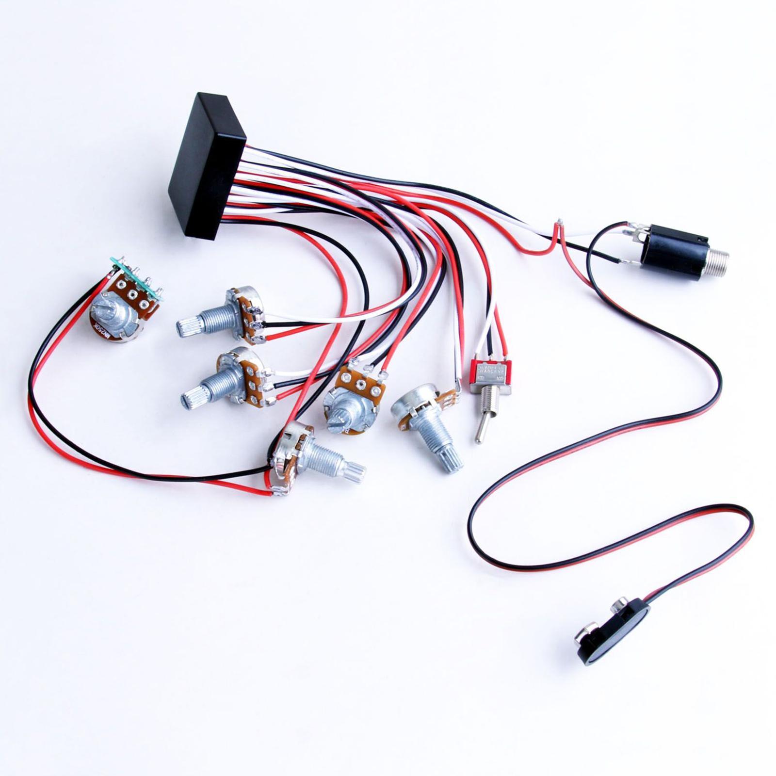 3 Band Active Passive Pickup R - đánh giá và giá Diy Guitar Electronics Kit