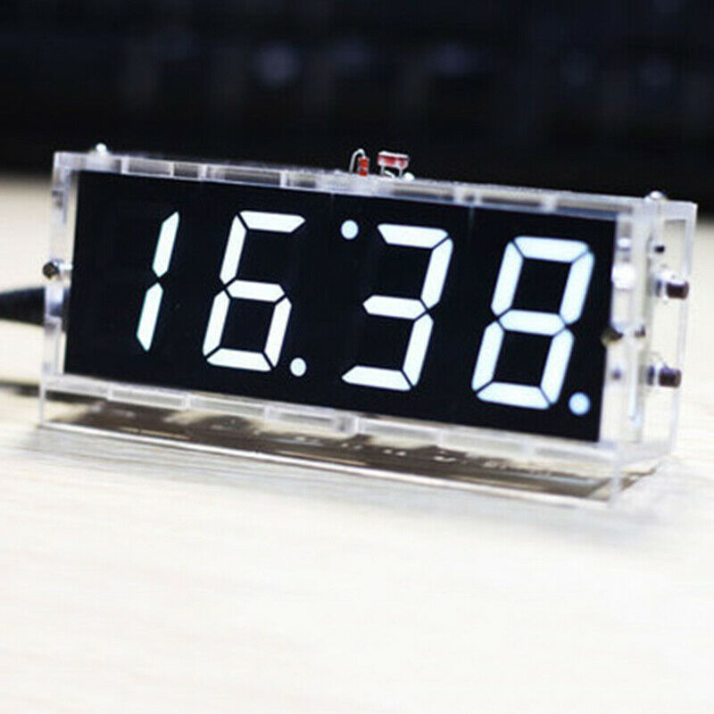 4 Bits Digital Clock Kit Light - đánh giá và giá Diy Electronics Desk