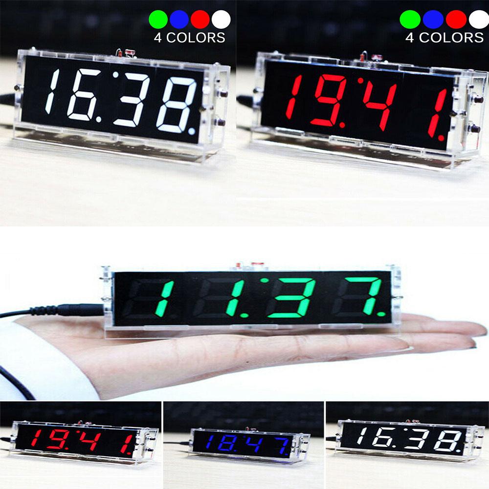 4 Bits Digital Clock Kit Light - đánh giá và giá Diy Electronics Desk
