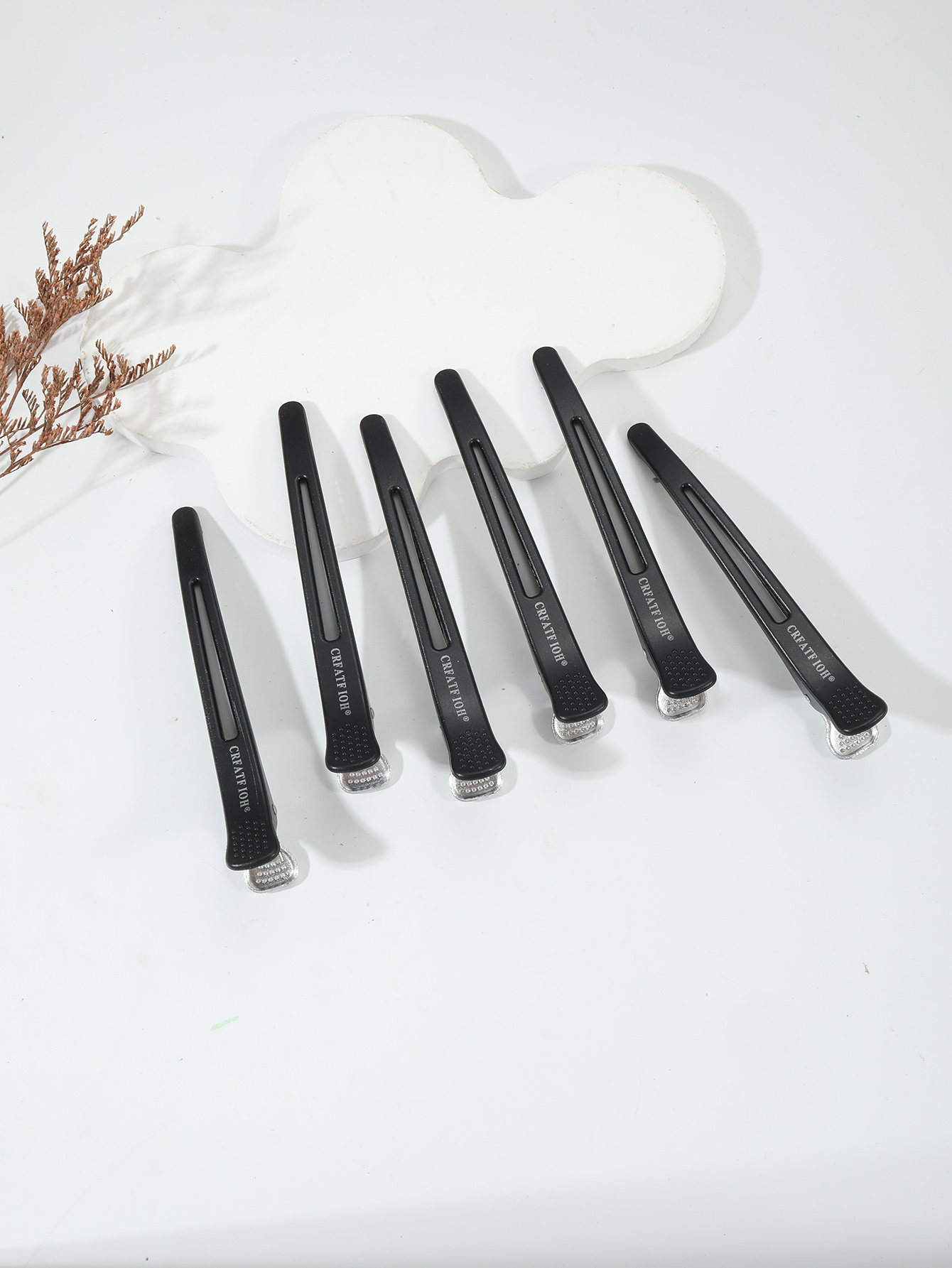 6 Pieces/Set of Non Bent Hair  - đánh giá và giá Crocodile Clip Set