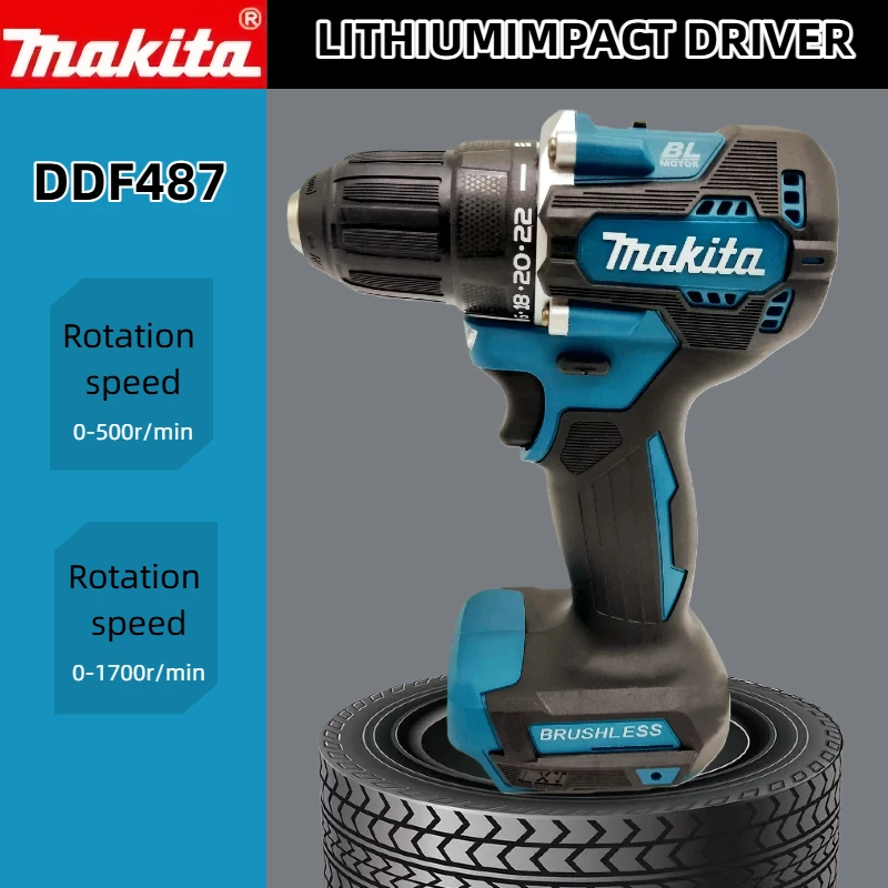 Makita DDF487 18V Cordless Bru - đánh giá và giá Makita Drill Ddf484