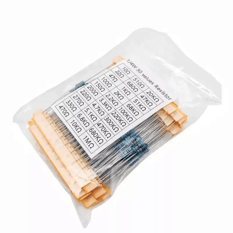300PCS 1/4W Metal Film Resisto - đánh giá và giá Resistor Kit 1 4W