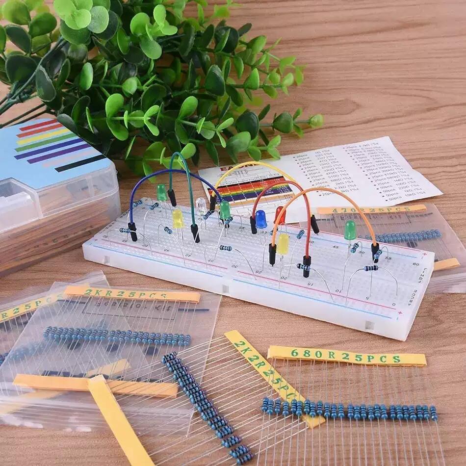 300PCS 1/4W Metal Film Resisto - đánh giá và giá Resistor Kit 1 4W