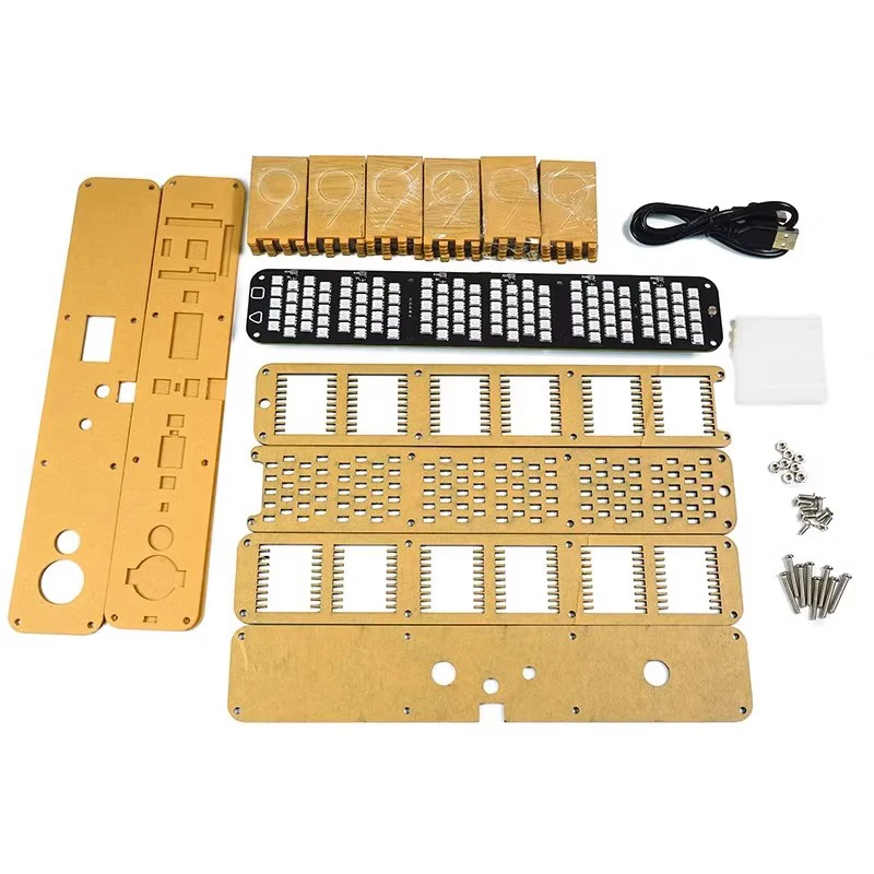 Glow Tube Clock Kit DIY Electr - đánh giá và giá Diy Electronics Desk
