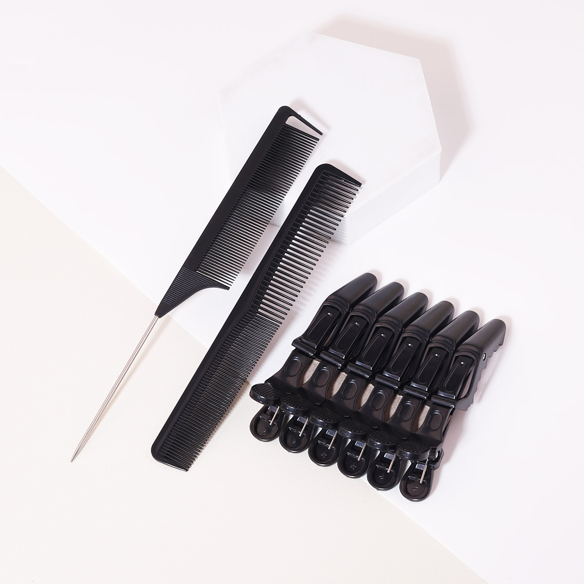 8pcs Hair Comb Set - Hair Tip  - đánh giá và giá Crocodile Clip Set