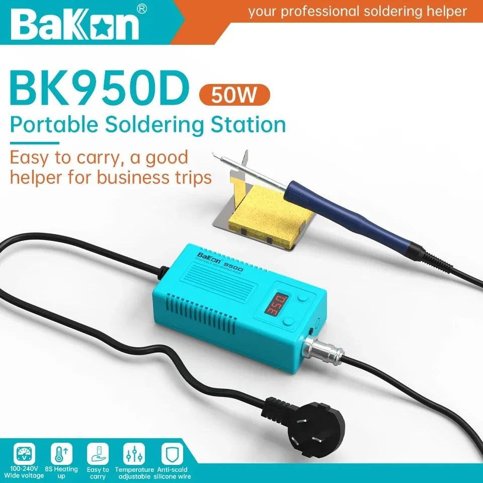 Bakon BK950D Soldering Station - đánh giá và giá Diy Electronics Tool Kit