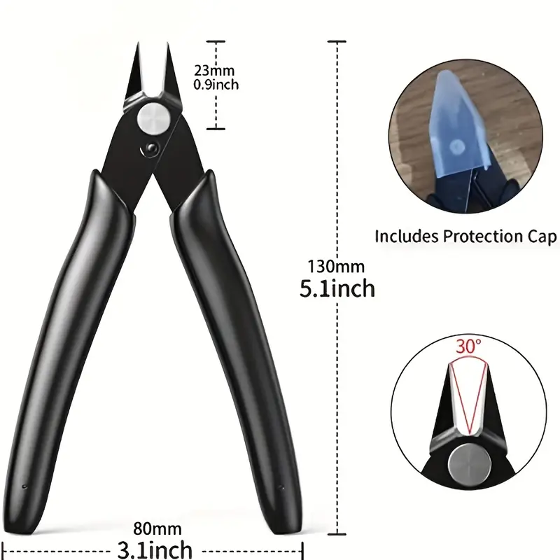 5-Inch Precision Wire Cutters  - đánh giá và giá Diy Electronics Tool Kit