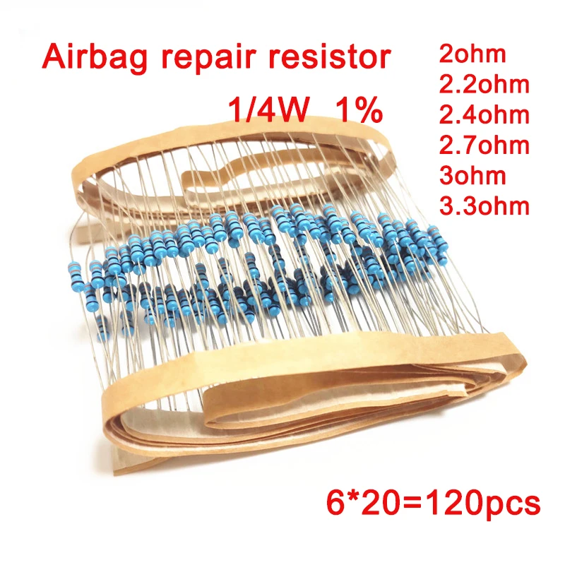 1/4W 1% Kim Loại Phim Chống Xe - đánh giá và giá Resistor Kit 1 4W