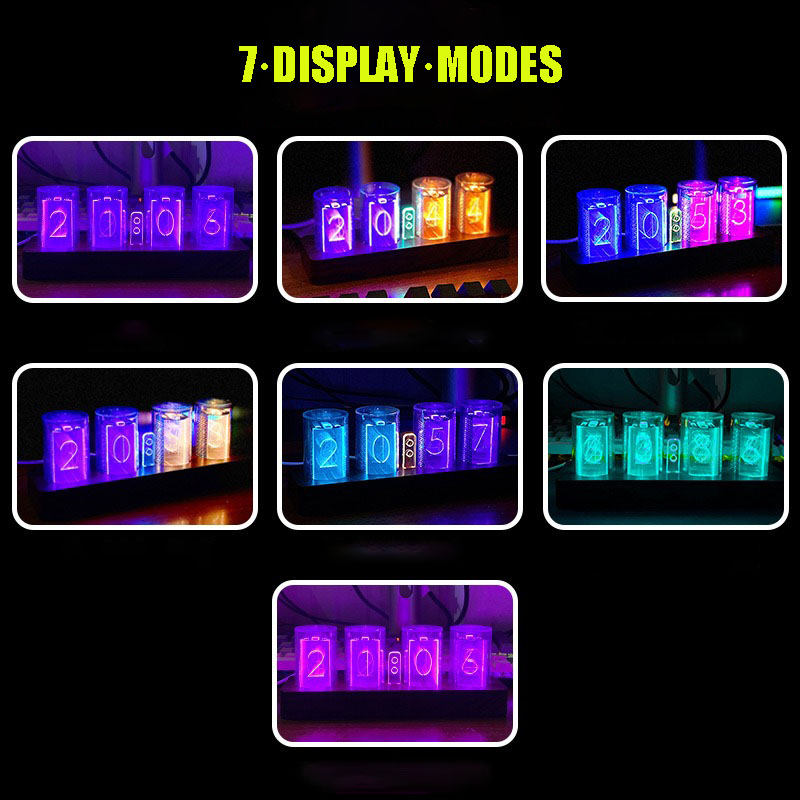 Colorful RGB Glow Tube Digital - đánh giá và giá Diy Electronics Desk
