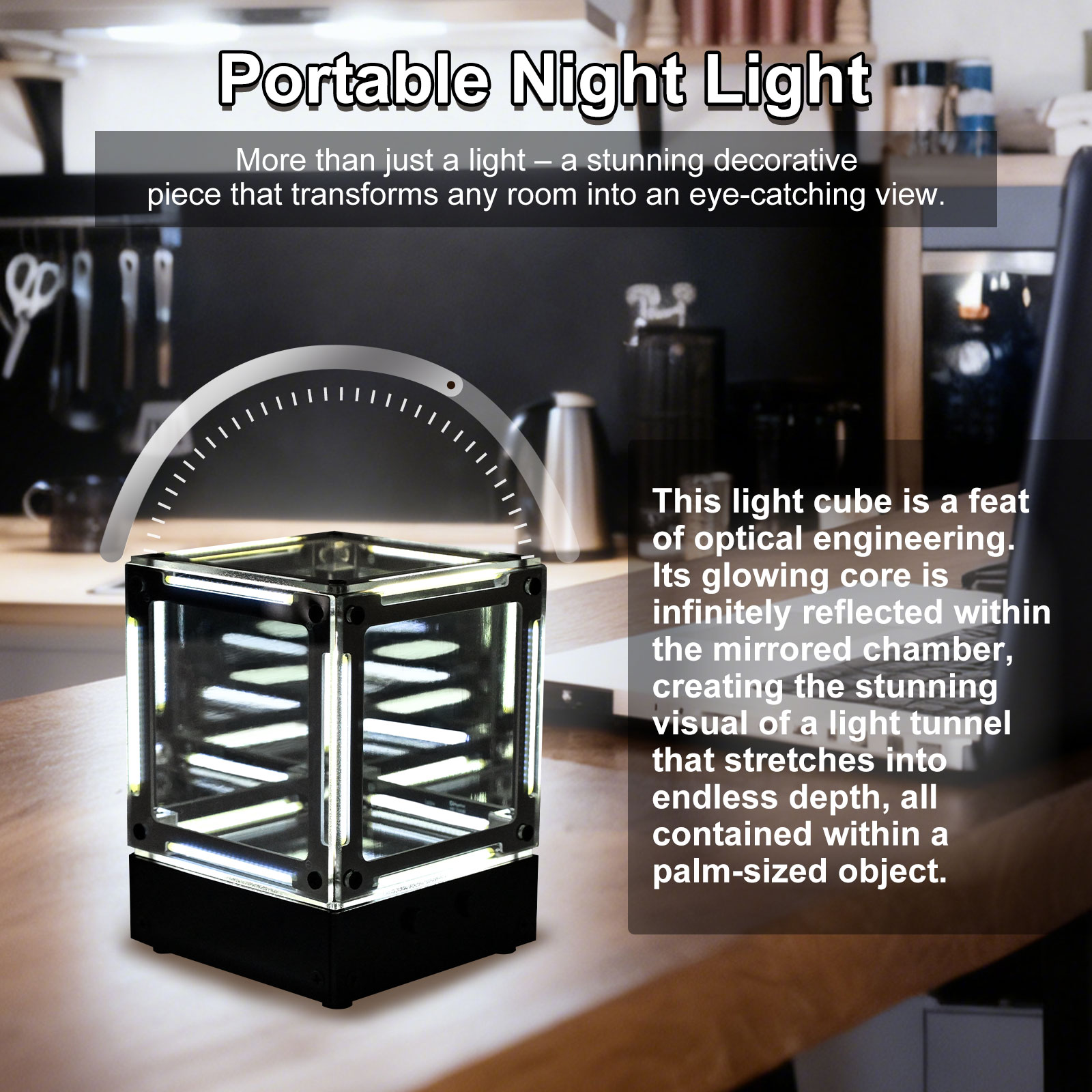 DIY LED Filament Cube Light So - đánh giá và giá Diy Electronics Desk