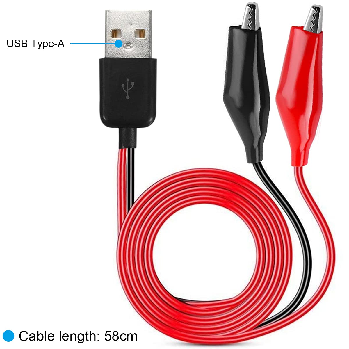 Alligator Clip to USB, Crocodi - đánh giá và giá Crocodile Clip Set
