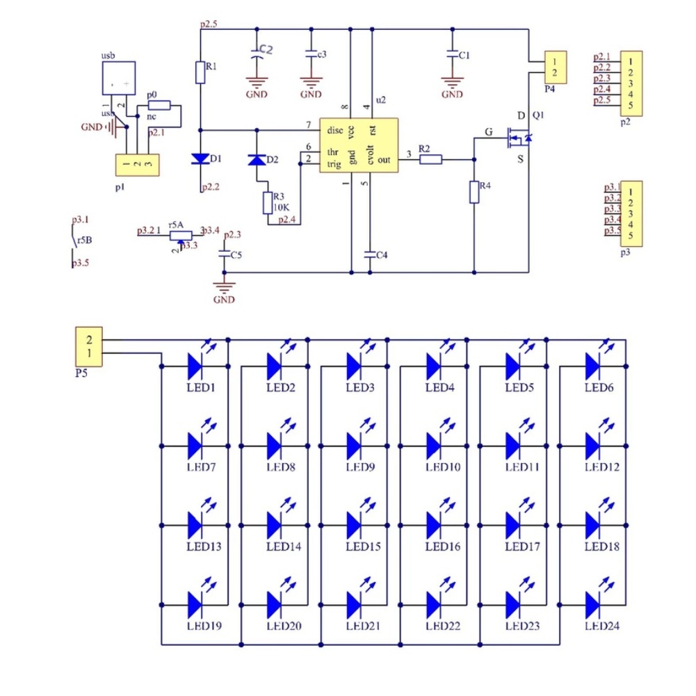 NE555 For PWM LED Desk Lamp DI - đánh giá và giá Diy Electronics Desk