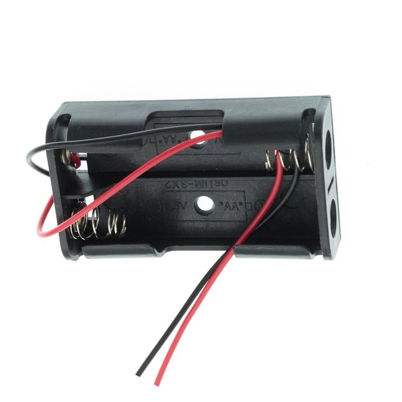AAAEL-100Pcs 2AA Battery Case  - đánh giá và giá Diy Electronics Storage