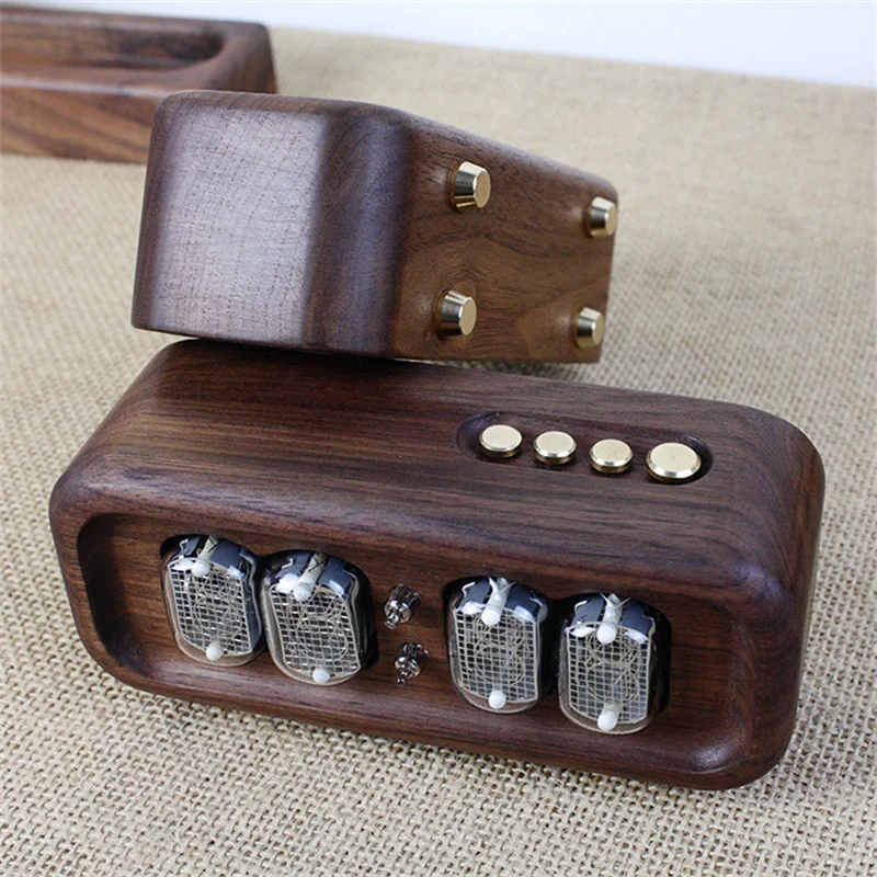Black Walnut Solid Wood Glow D - đánh giá và giá Diy Electronics Desk