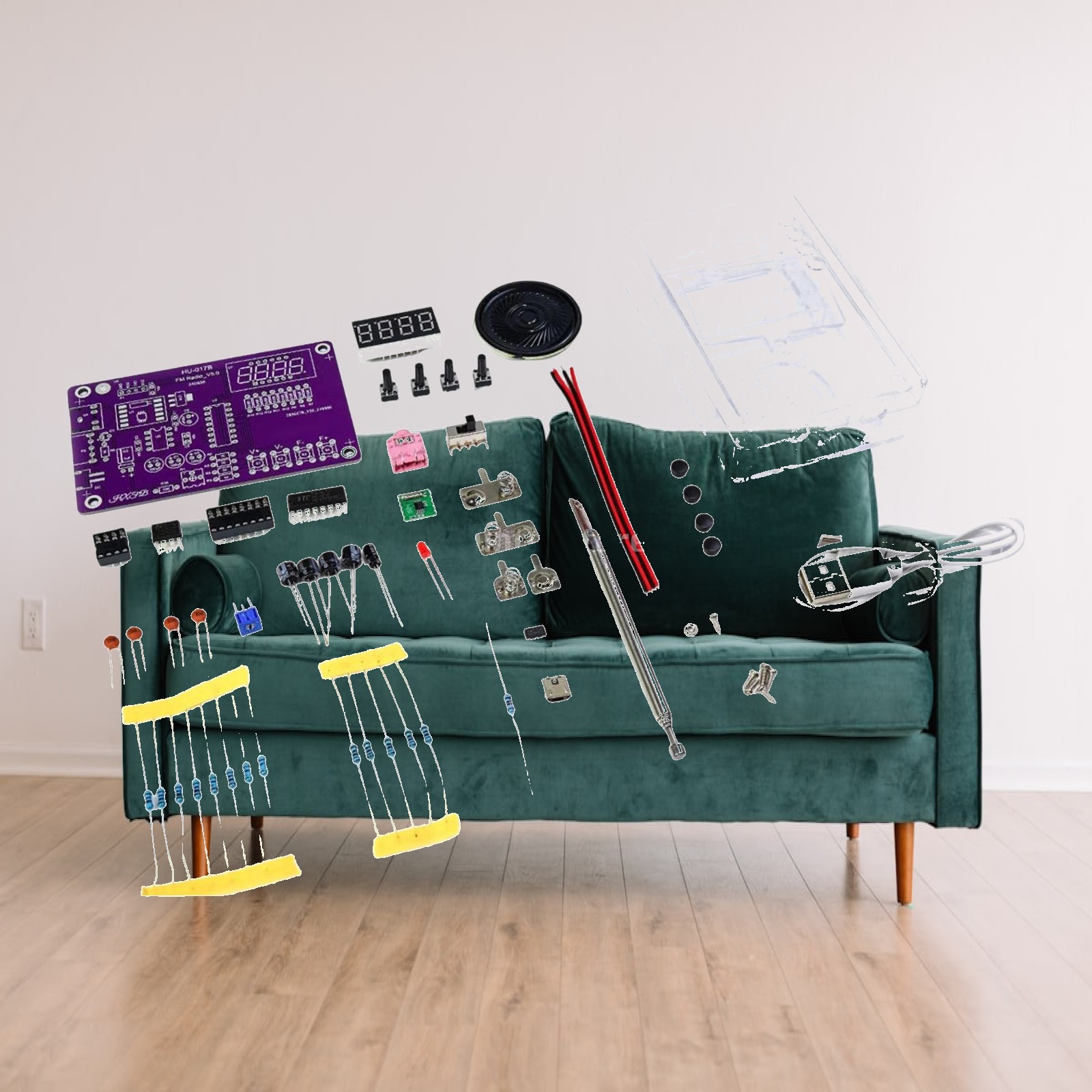 FM Radio Kit Electronic Solder - đánh giá và giá Diy Electronics Projects For Adults