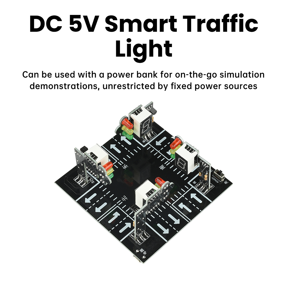 Traffic Light Simulator Kit wi - đánh giá và giá Diy Electronics Projects For Adults