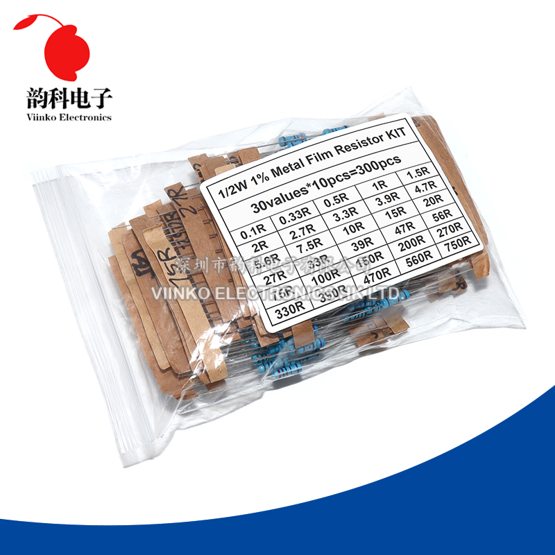 300PCS 150PCS 1/2W 1W 3W 2W Re - đánh giá và giá Resistor Kit 1 4W