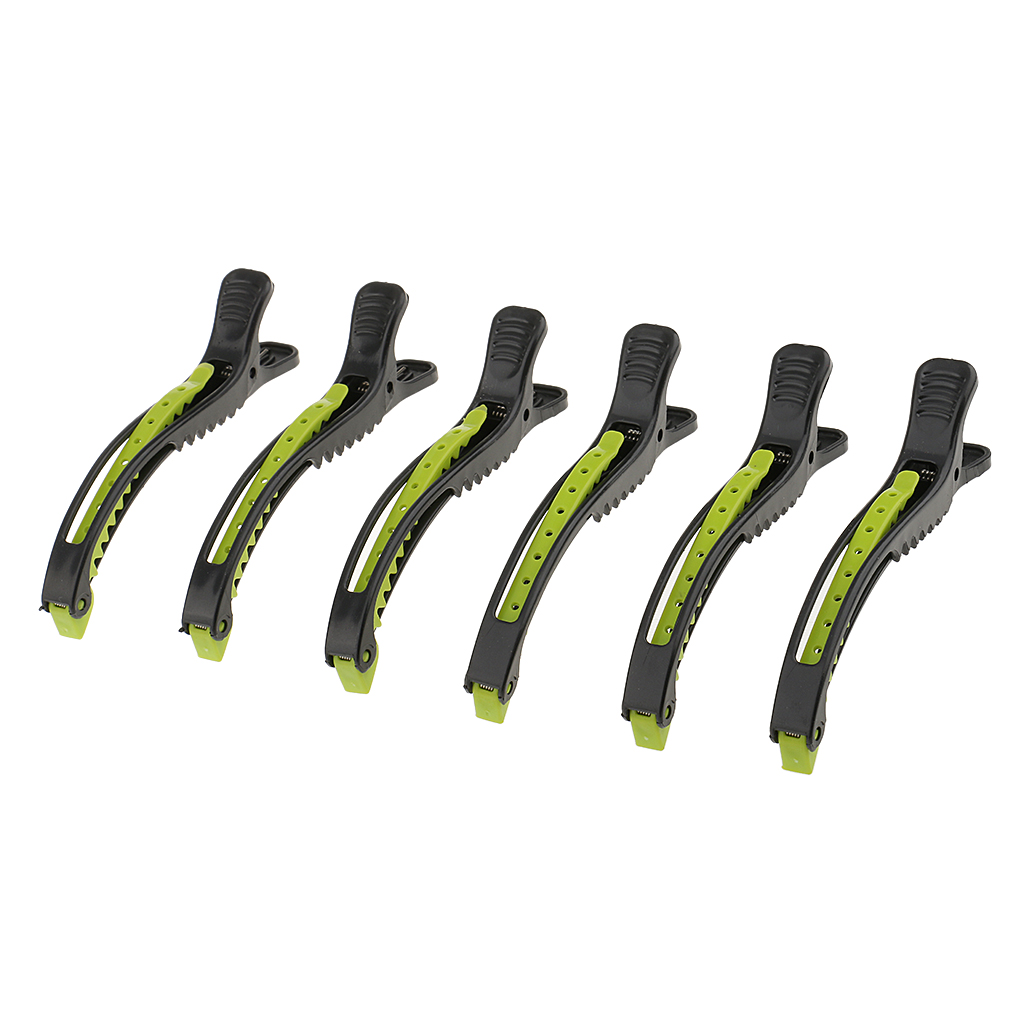 6PCS Pro Hairdressing Salon Se - đánh giá và giá Crocodile Clip Set