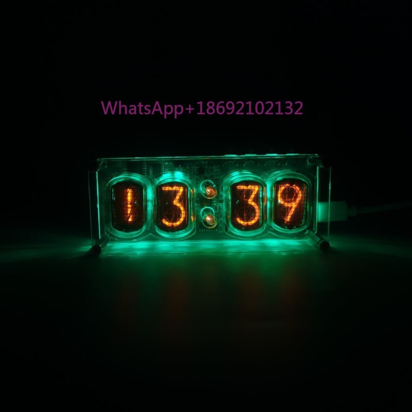 In12 Glow Clock DIY Former Sov - đánh giá và giá Diy Electronics Desk