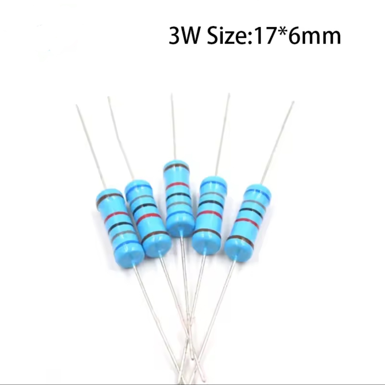 20pcs/lot 3W Metal Film Resist - đánh giá và giá Resistor Kit 1 4W