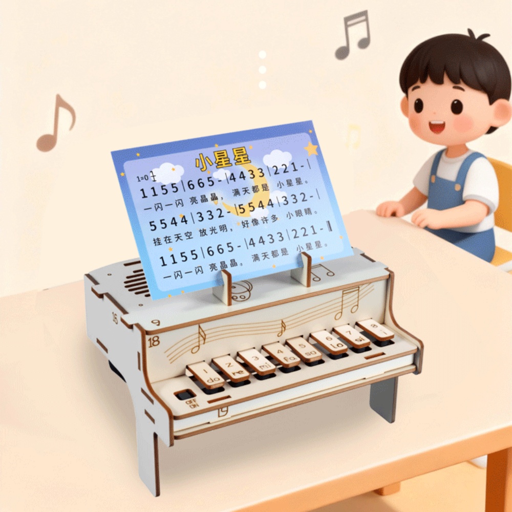 DIY Wooden Electronic Piano Mo - đánh giá và giá Diy Electronics Tool Kit