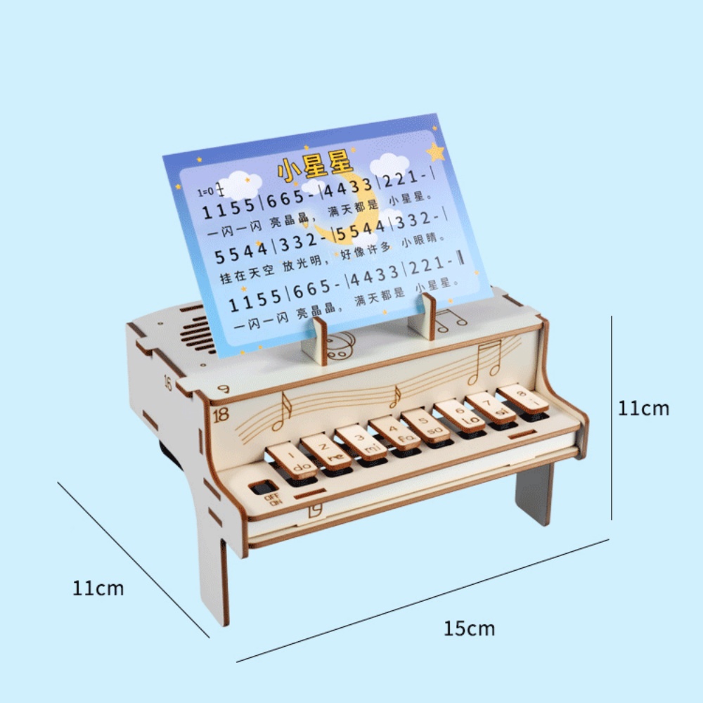 DIY Wooden Electronic Piano Mo - đánh giá và giá Diy Electronics Tool Kit