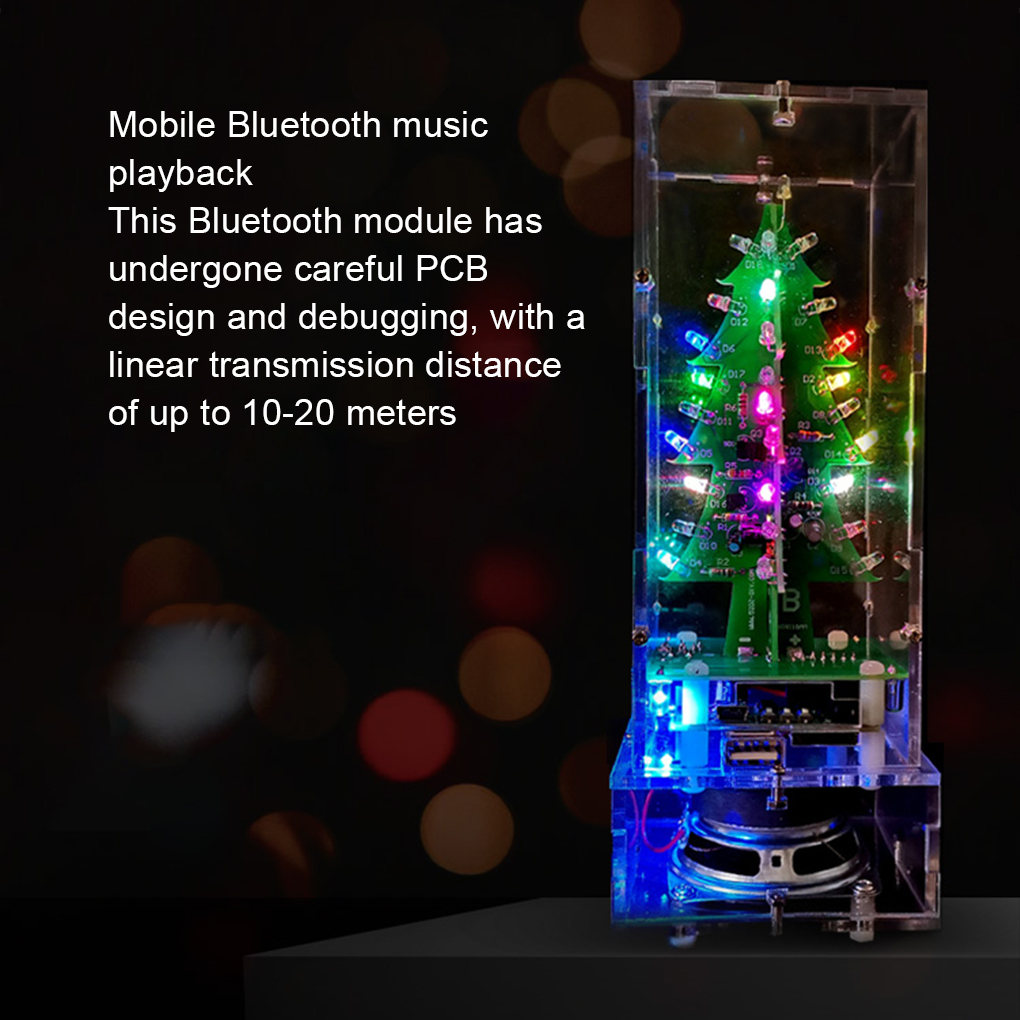 LED Colorful Christmas Tree DI - đánh giá và giá Diy Electronics Circuits