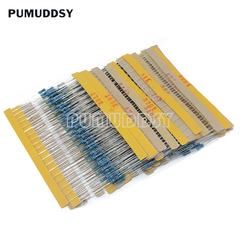 600pcs/set 30 Kinds 1/4W Resis - đánh giá và giá Resistor Kit 1 4W