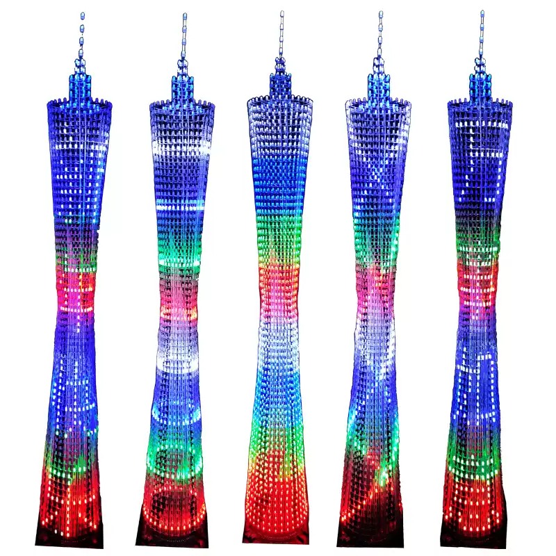 64 Layers Canton Tower DIY Ele - đánh giá và giá Diy Electronics Tool Kit