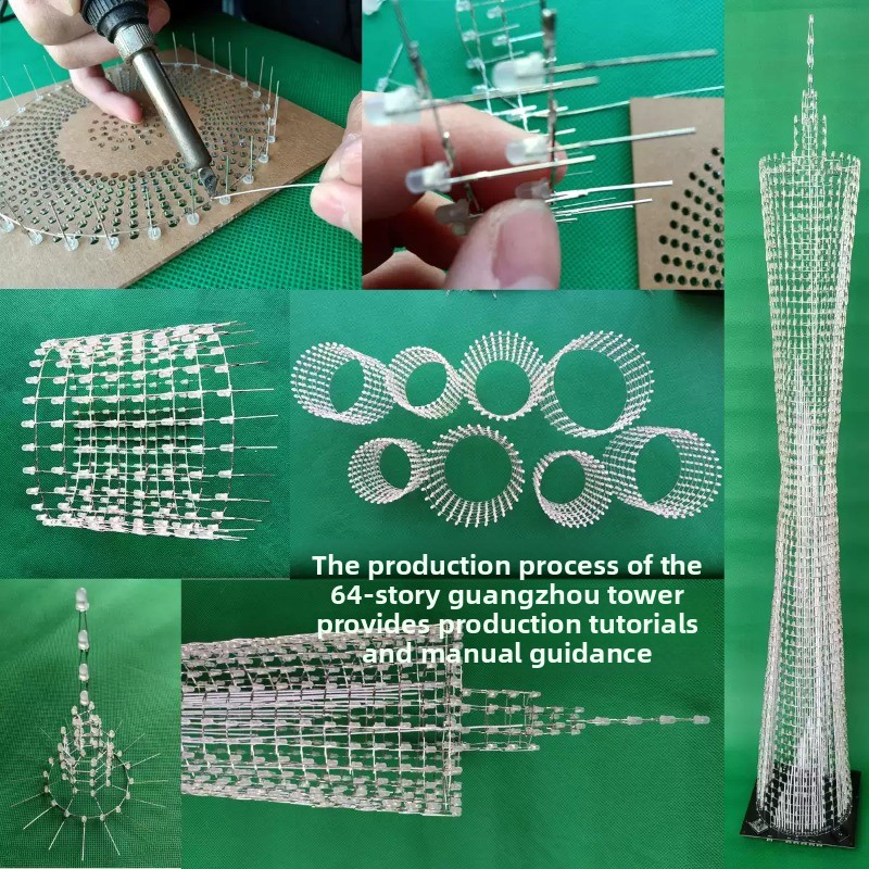 64 Layers Canton Tower DIY Ele - đánh giá và giá Diy Electronics Tool Kit